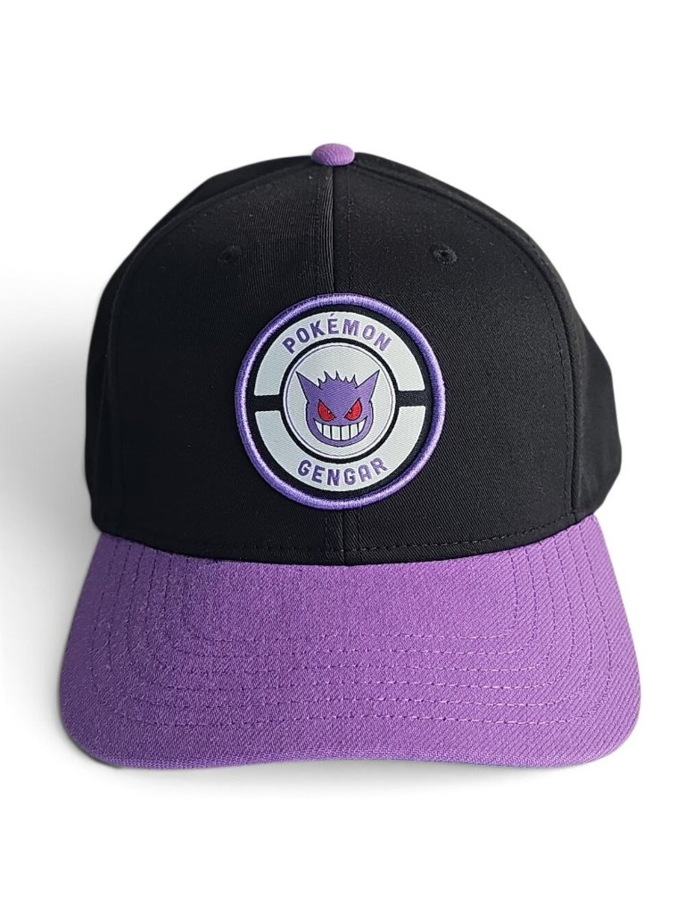 Pokémon Gengar #094 Black Purple Adjustable Snapback Baseball Cap One Size